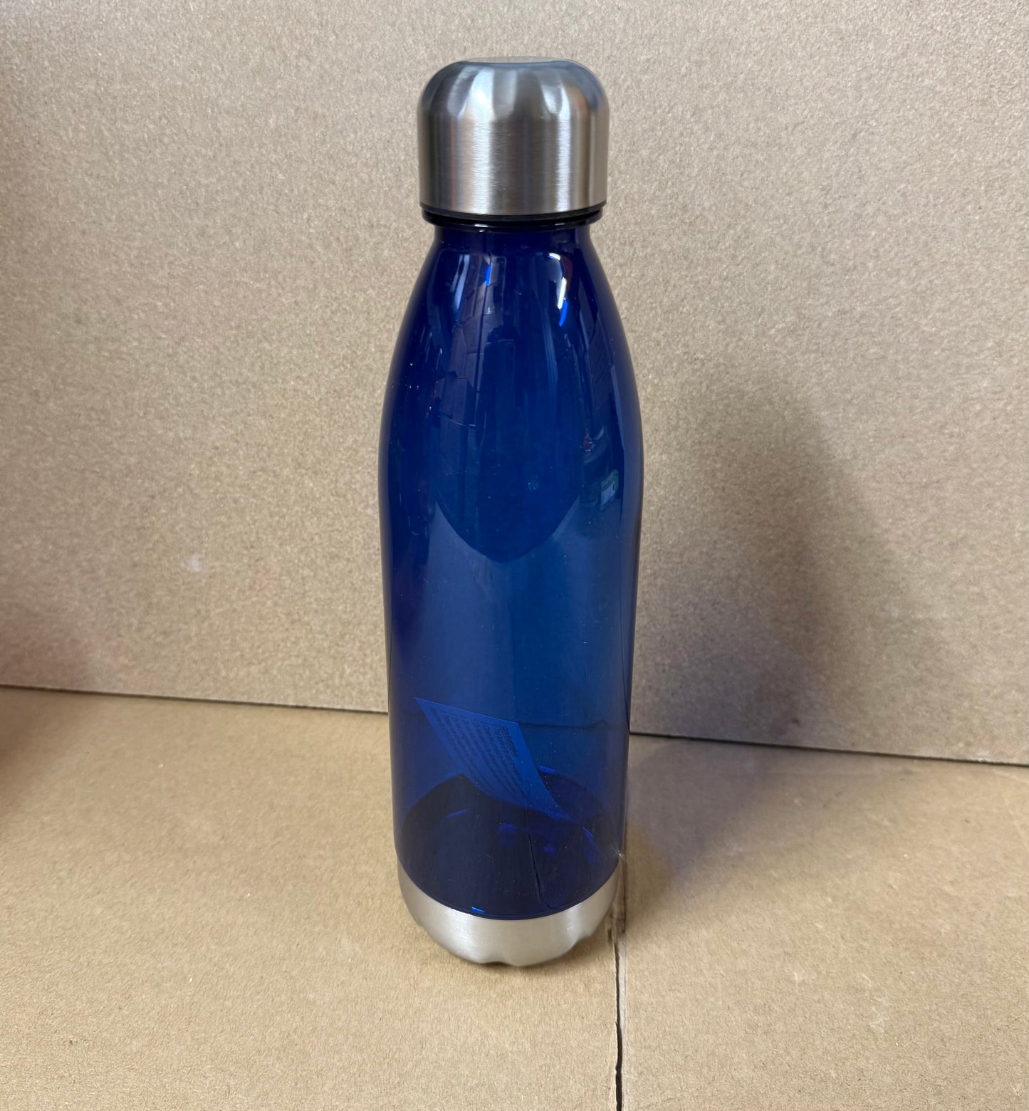 **Flash sale** Plastic 700ml water bottle with chrome screw lid