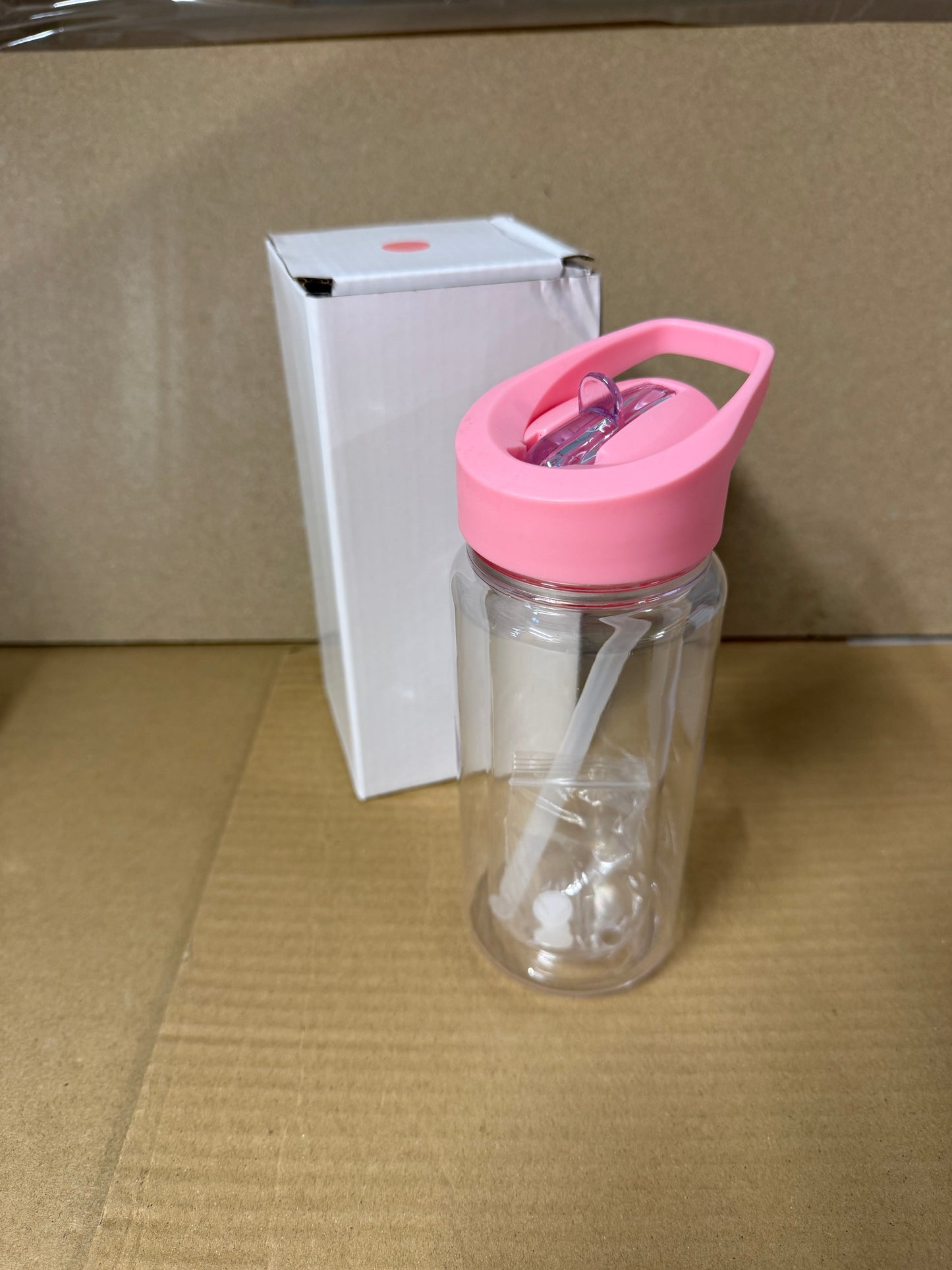 10oz pre-drilled kids double walled snow globe water bottles