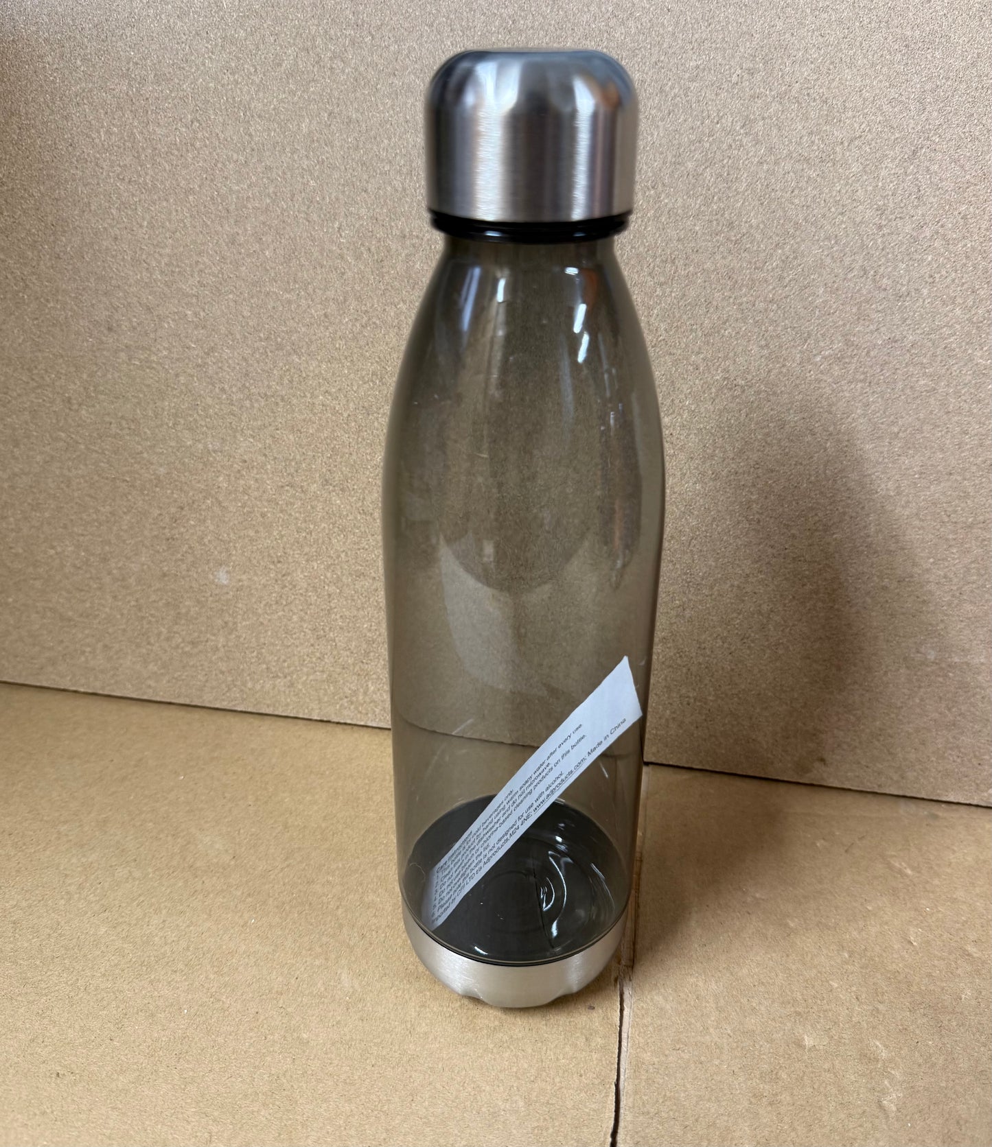 **Flash sale** Plastic 700ml water bottle with chrome screw lid