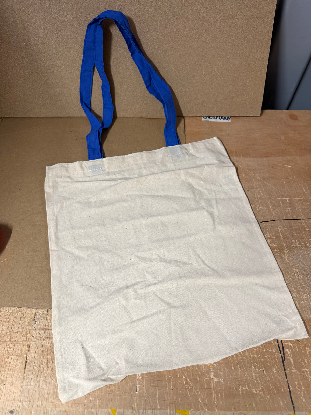 100% natural cotton 6oz bag with coloured handles