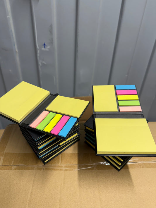 Bundle of 20 Desk buddy black sticky note wallets