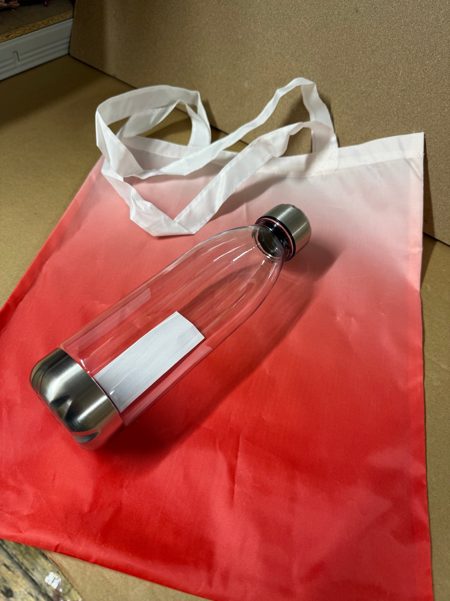 Bundle of 25 water bottle and drawstring bag sets