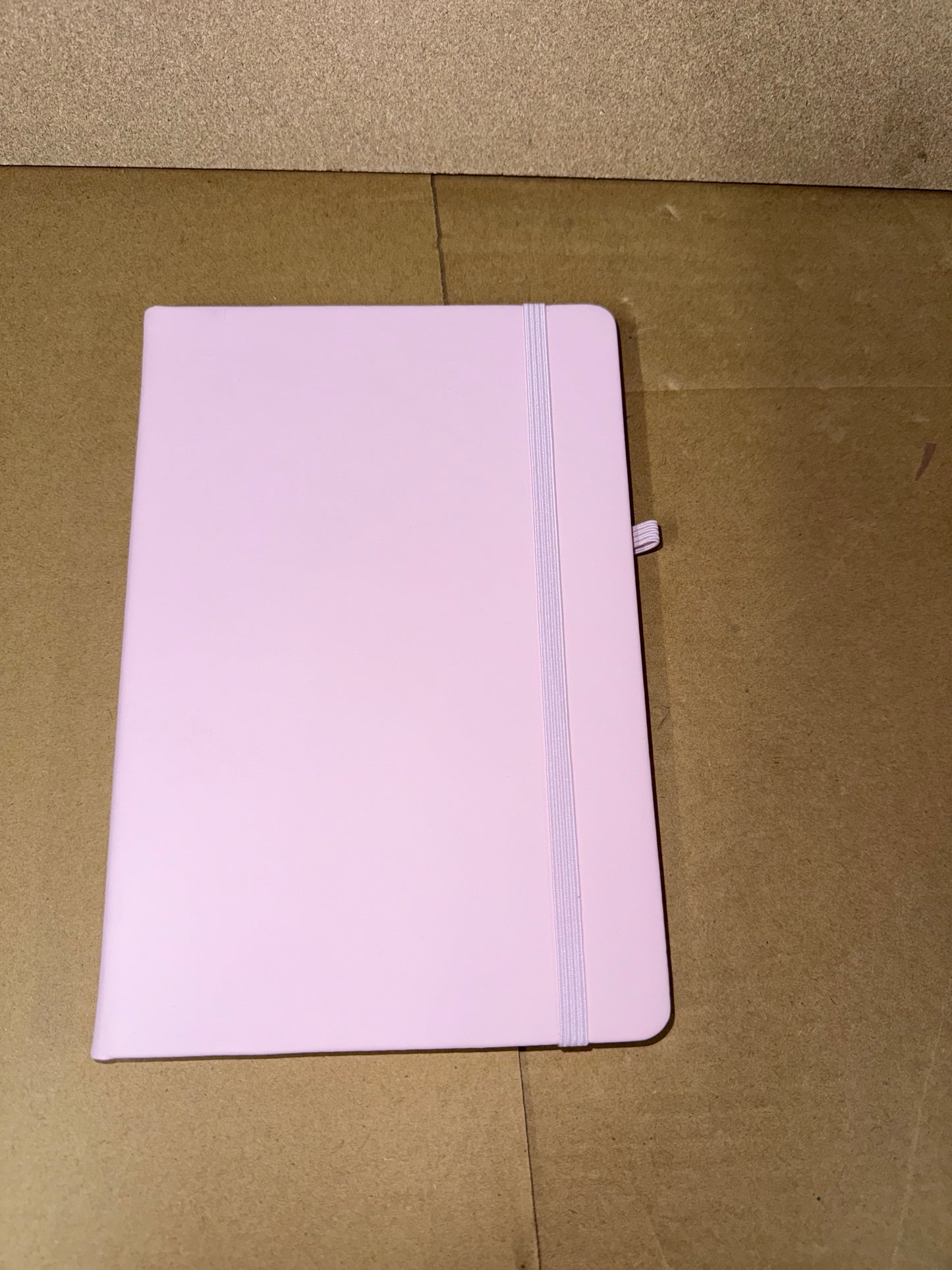 A5 PU hardbacked notebooks with elastic closure