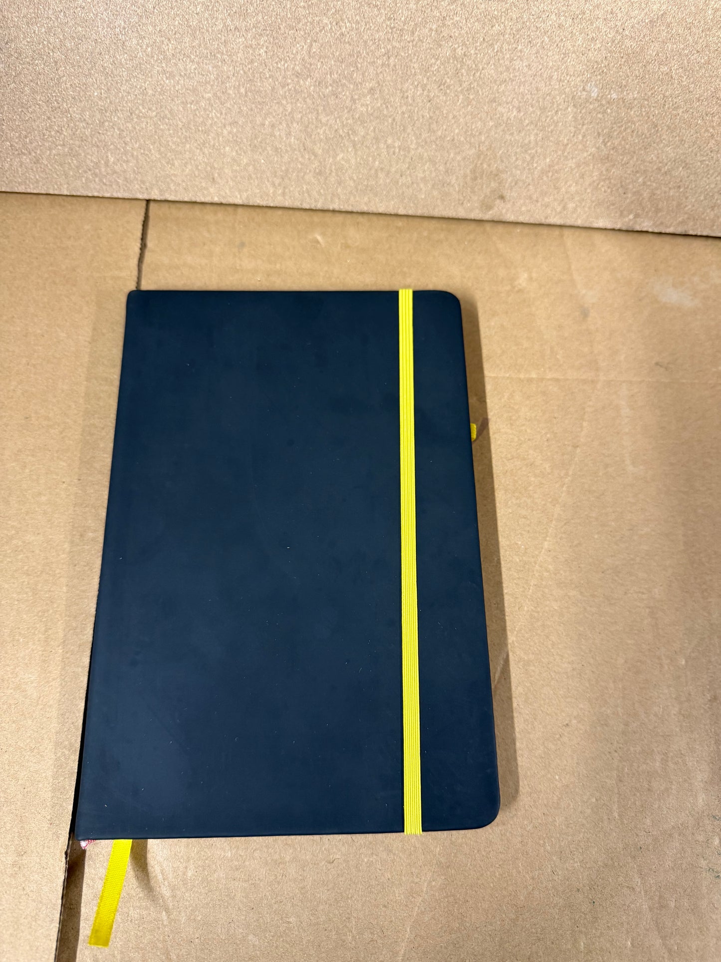 A5 PU hardbacked notebooks with elastic closure