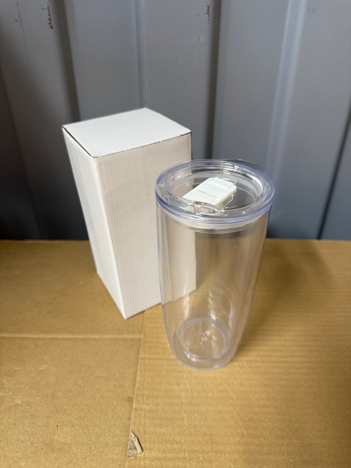 530ml double walled plastic tumbler
