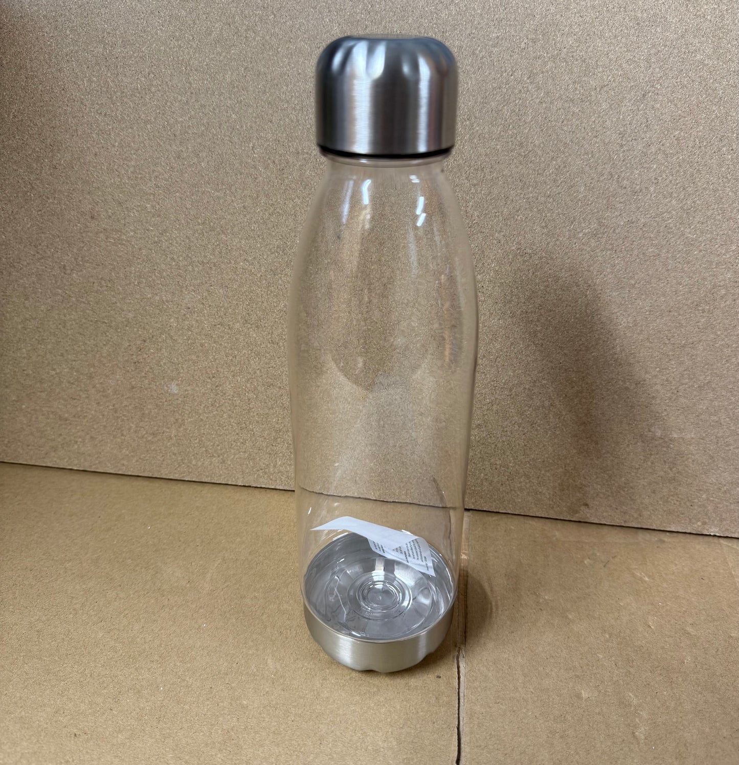**Flash sale** Plastic 700ml water bottle with chrome screw lid