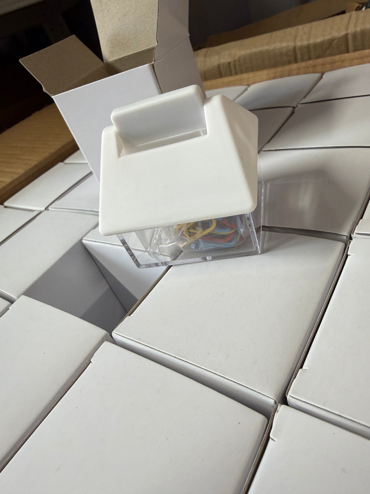 Box of 50 mini house paper clip holders