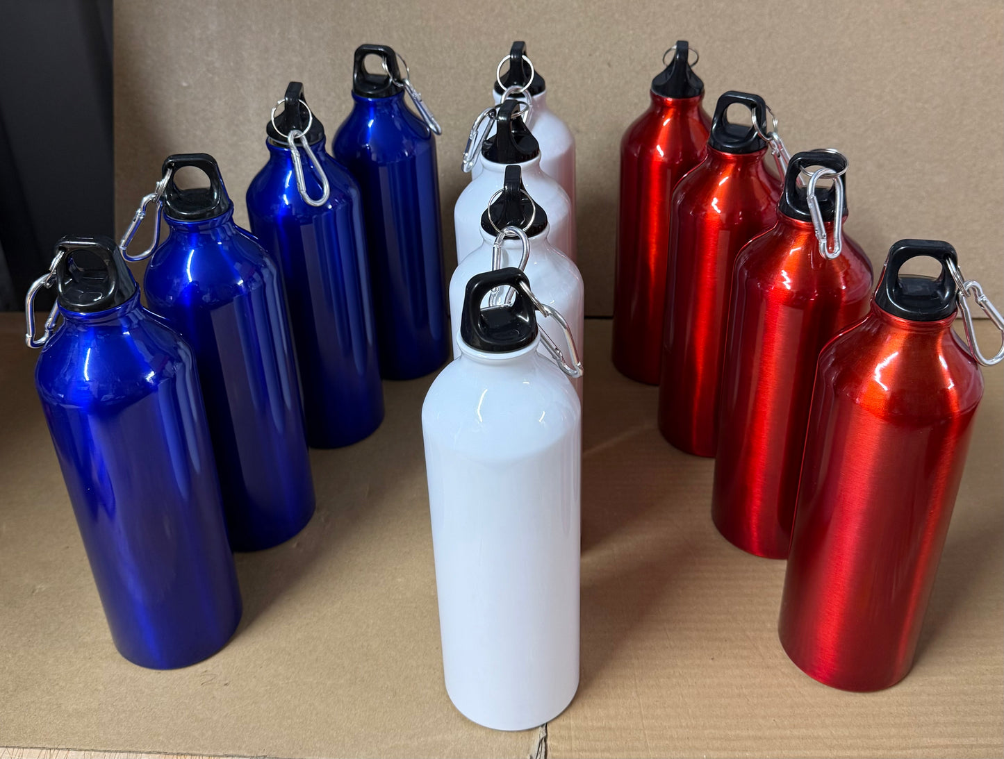⚽ World Cup Ready – Bundle of 12 750ml Aluminium Sports Bottles