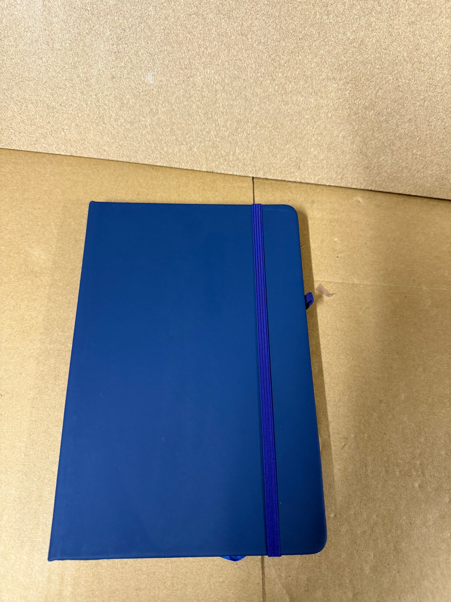 A5 PU hardbacked notebooks with elastic closure