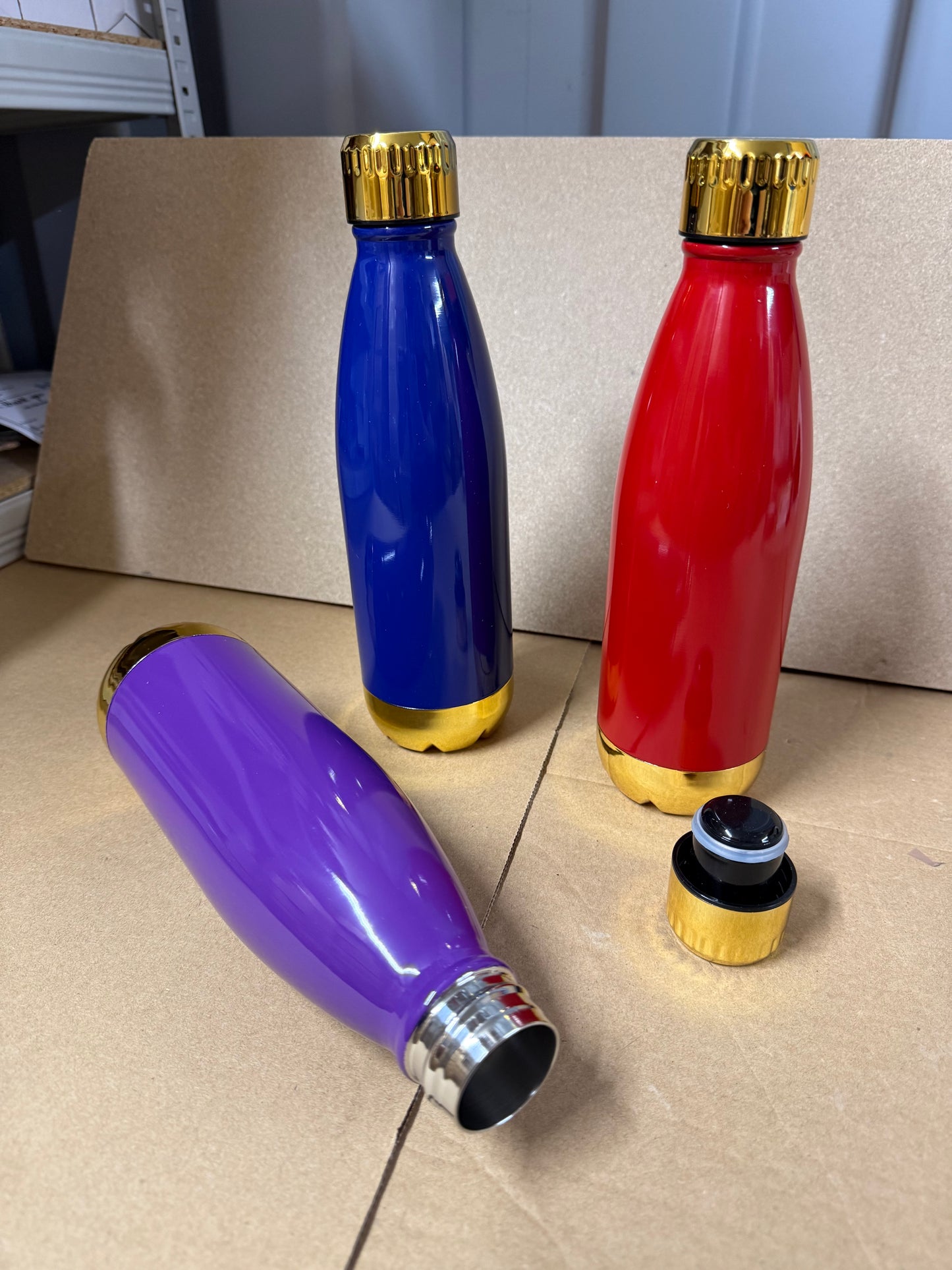 500ml double walled stainless steel vacuum drinks bottles