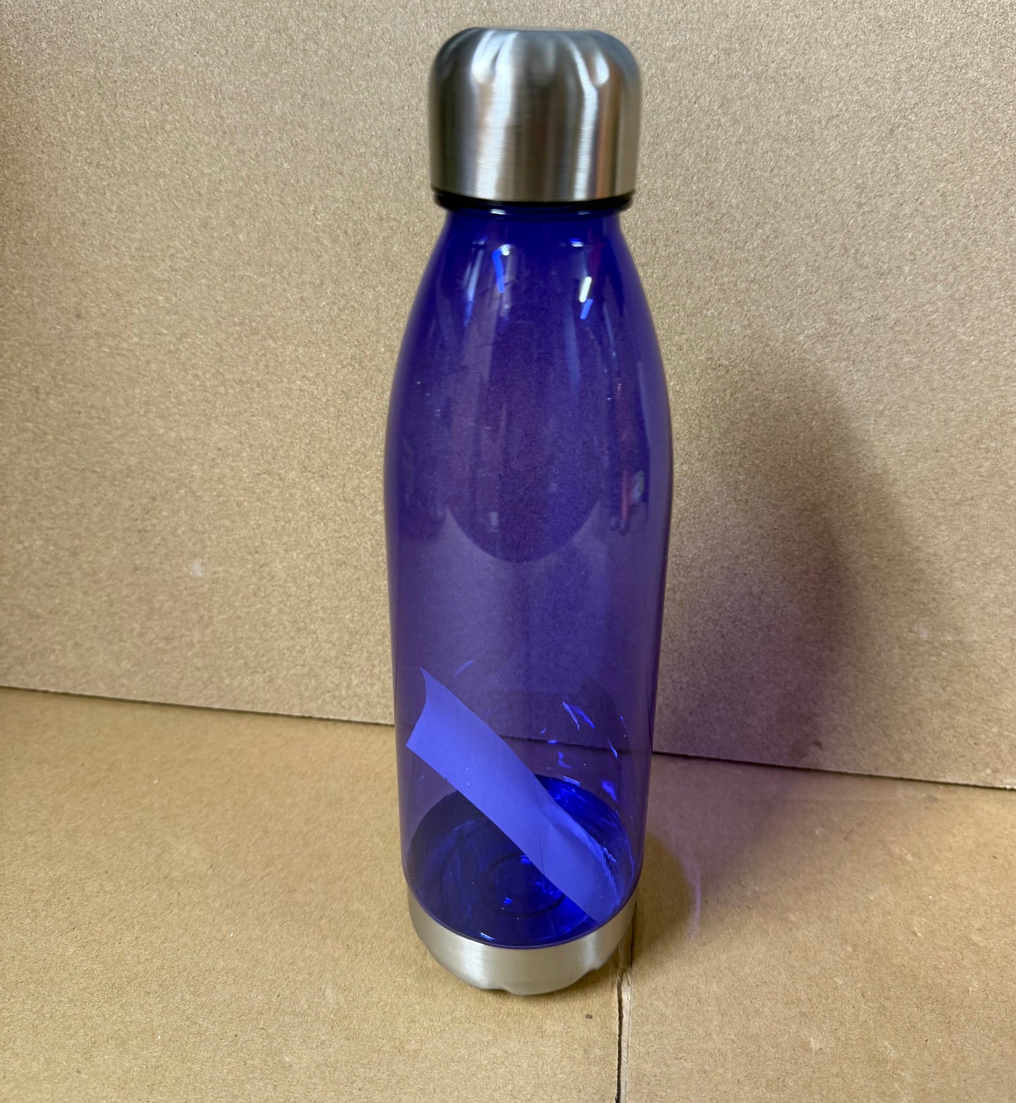 **Flash sale** Plastic 700ml water bottle with chrome screw lid