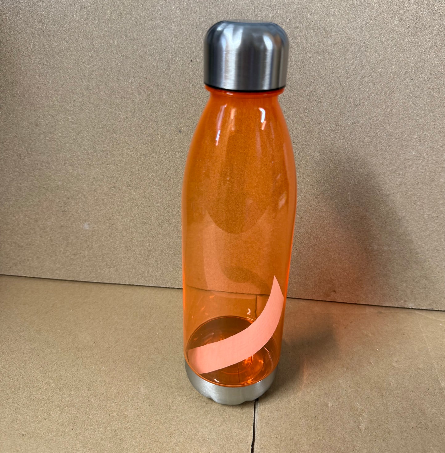 **Flash sale** Plastic 700ml water bottle with chrome screw lid