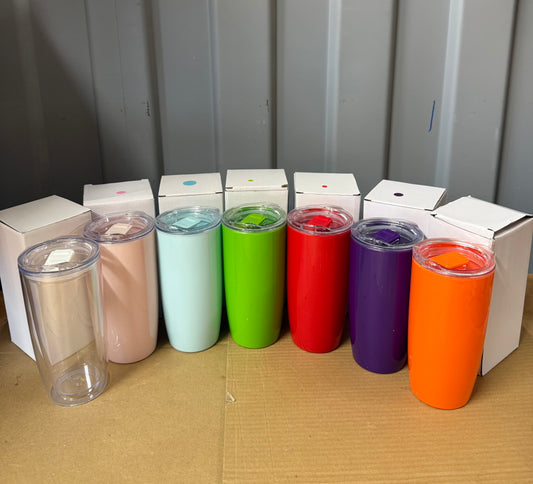 530ml double walled plastic tumbler