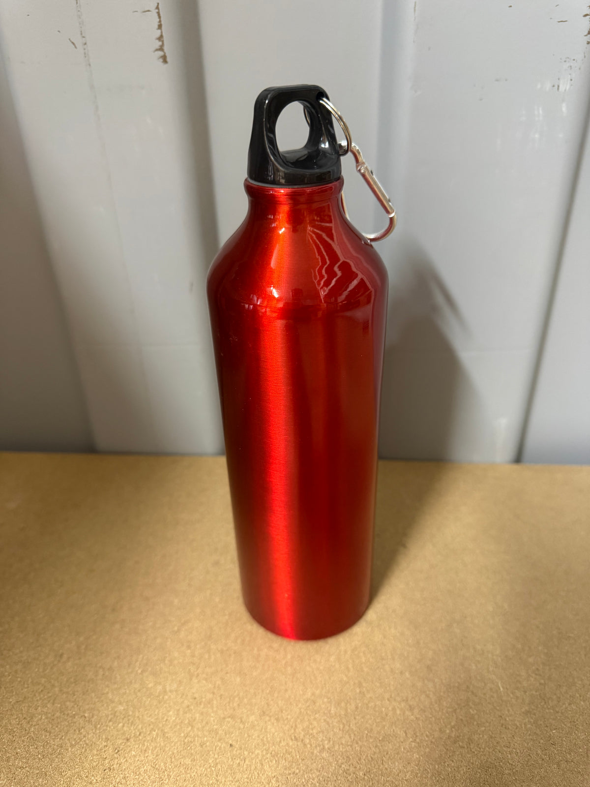 750mL aluminum sports bottle with clip