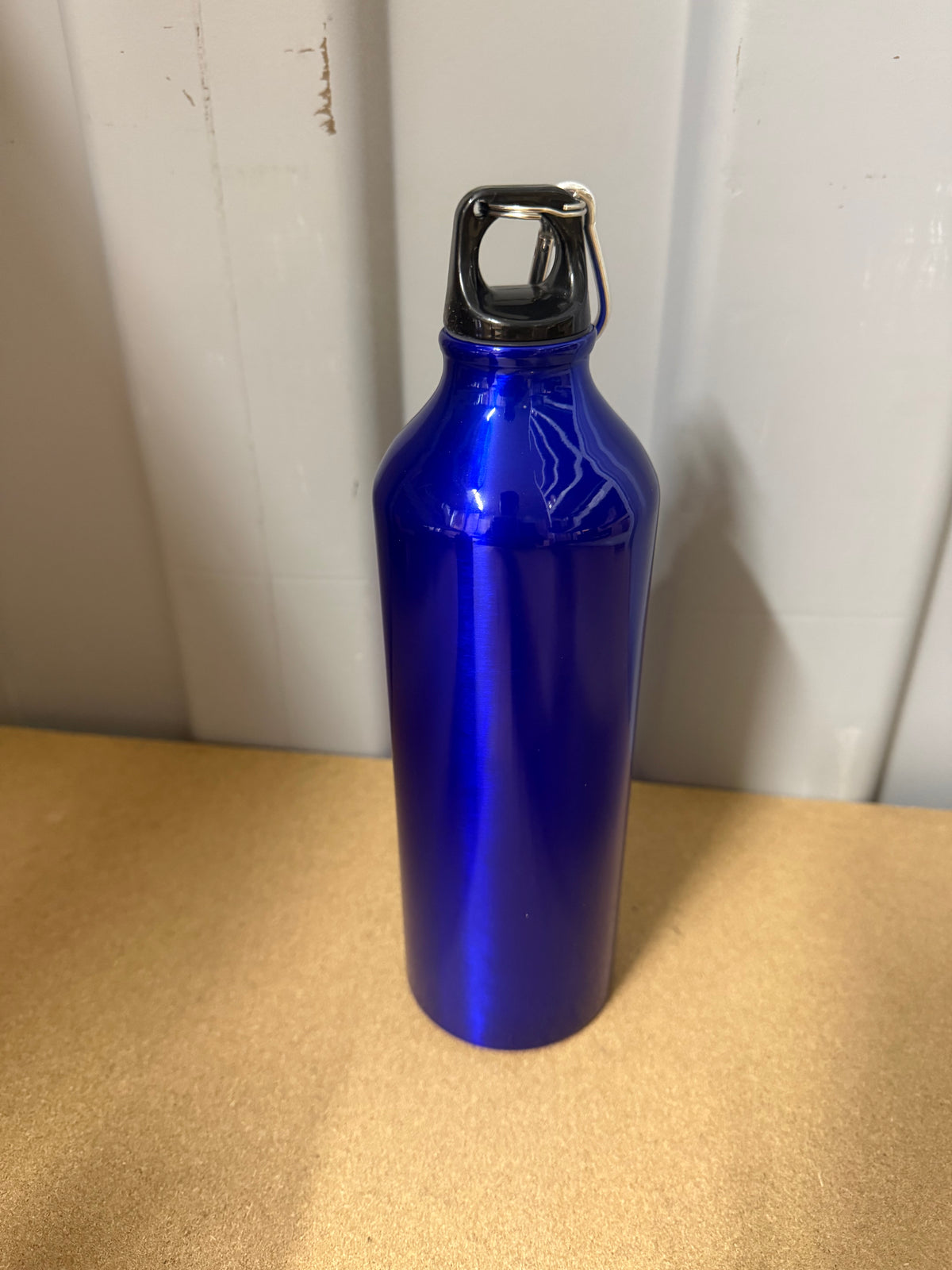 750mL aluminum sports bottle with clip